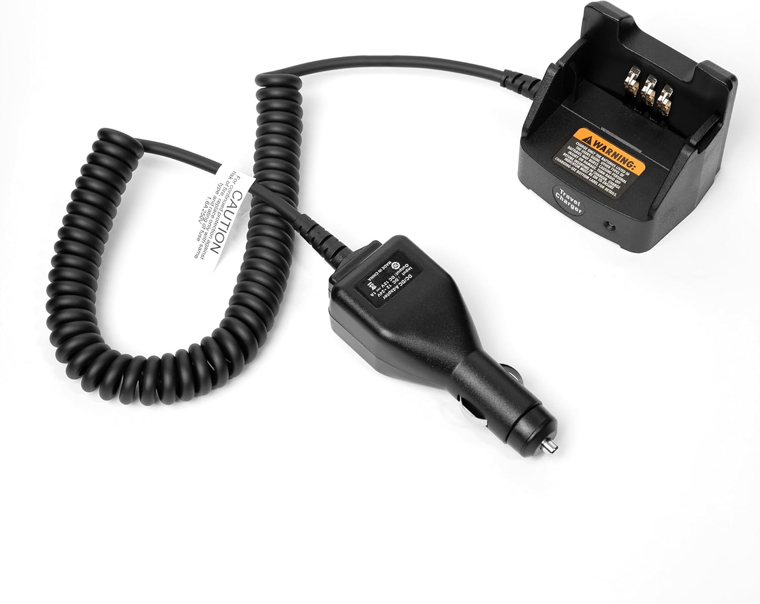 Fumei PMLN7089 Car Travel Charger Base Compatible with Motorola Radio CP040 CP380 PR400 DEP450 GP3688 DP1400