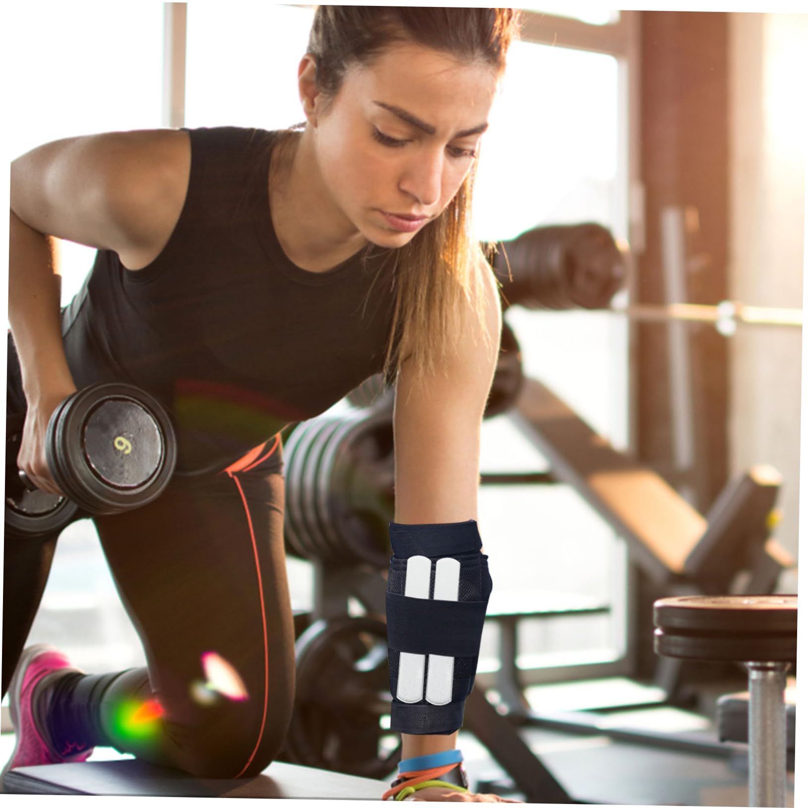 Fitness Gewichtsbelastende Geräte 10 Stück Edelstahl Silber