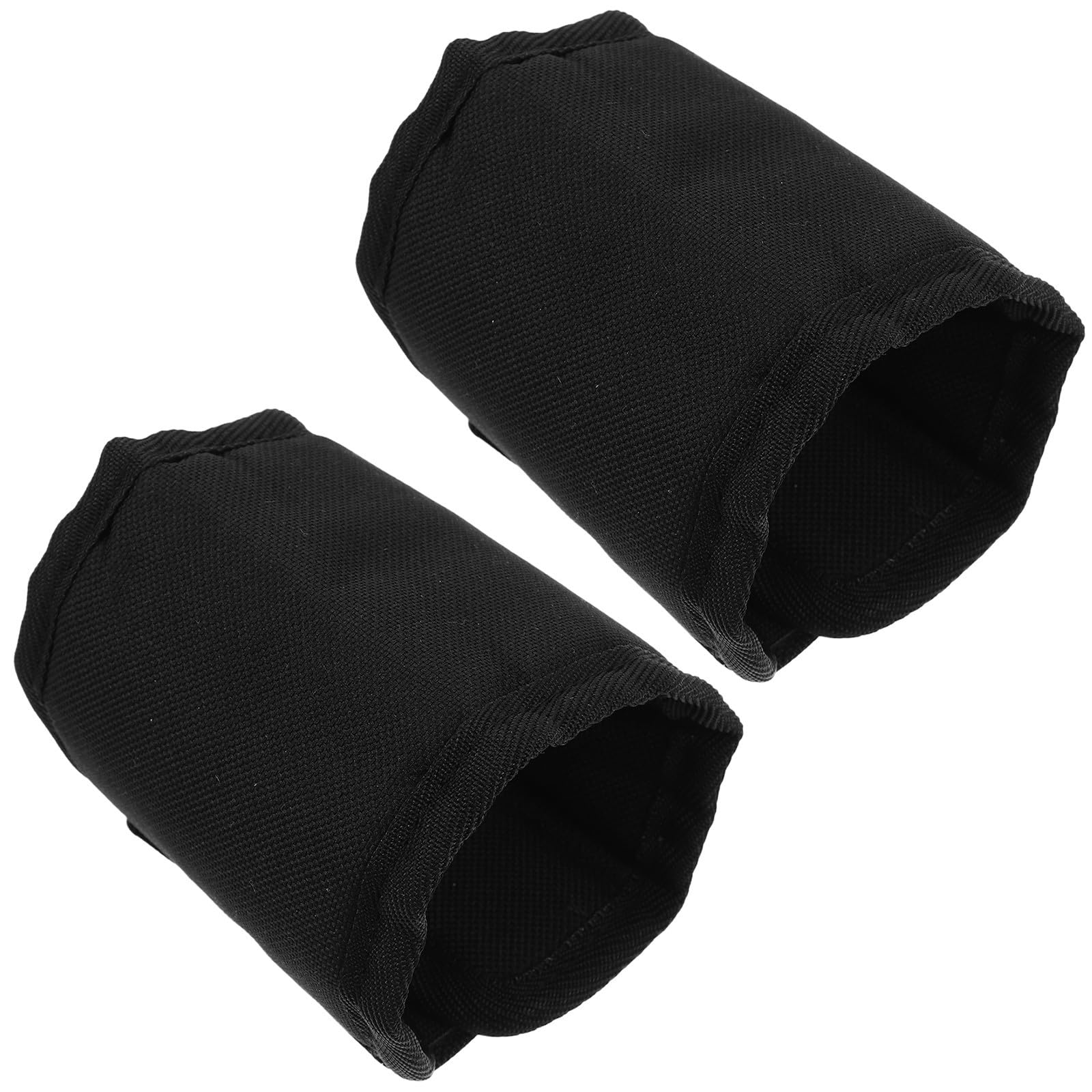 Botas protectoras de tela Oxford negras para caballos pack de 2