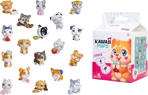 Simba Kawaii Pups Mini Figure Toy (Pack of 4)