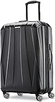 Vista 42 de Samsonite Centric 2 - Set de maletas rígidas expandibles con ruedas giratorias duales, Negro