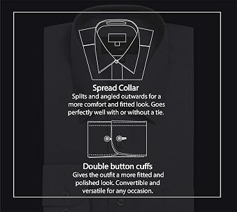 Allsense Men's Regular-Fit Long-Sleeve Dress Shirt, Wrinkle-Resistant Button Down