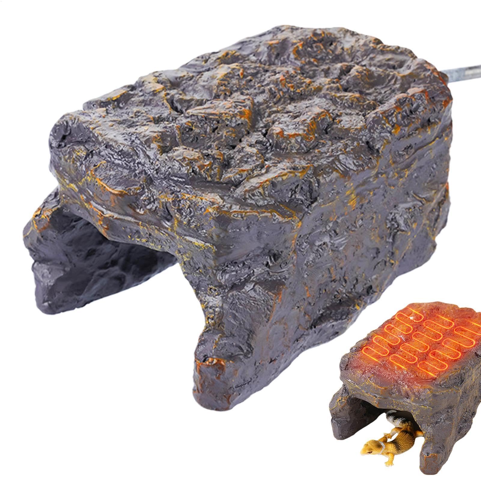 Reptiles - Cavidad de Calor, Calentamiento de Piedras | Reptiles, Accesorios de Tanques, decoración del hábitat, Piedra calefactora para lagartos, Tortugas, Serpientes, Geckos