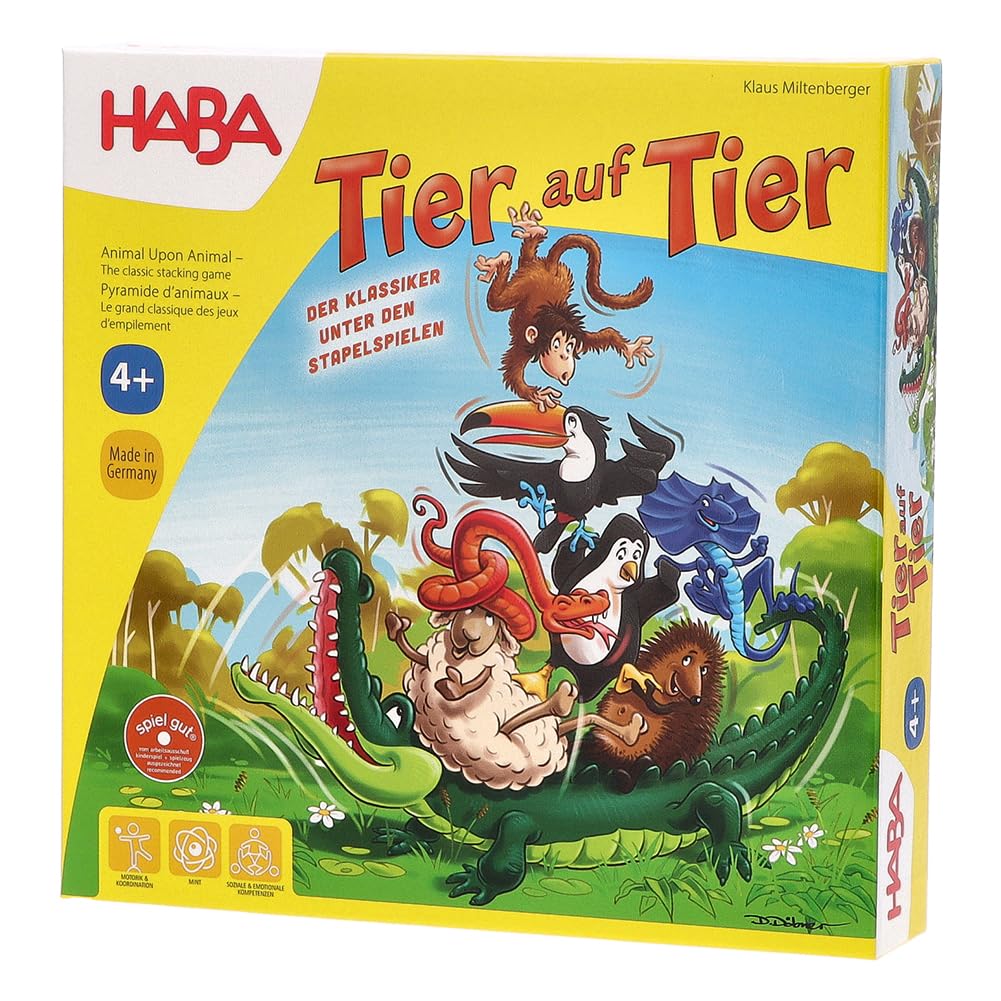 Amazon | [ ハバ ] HABA 木のおもちゃ ワニに乗る？ 3678 / 4478 知育