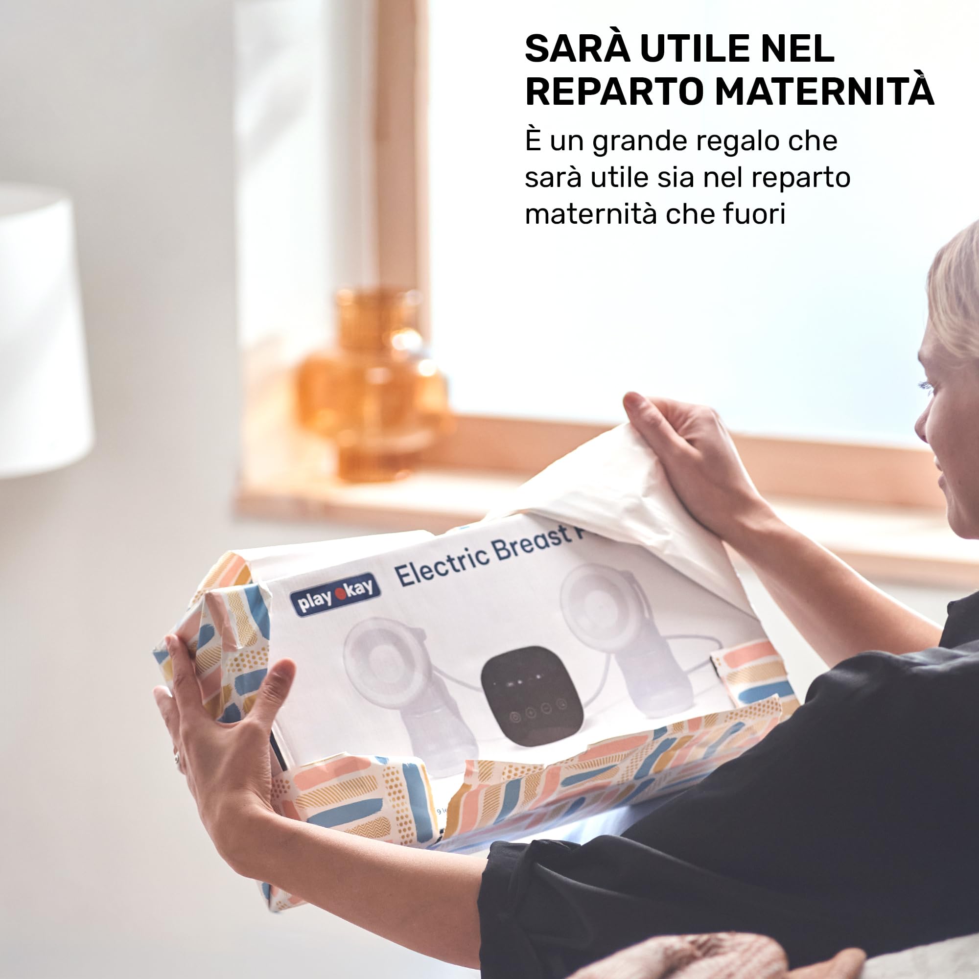 Tiralatte Elettrico - Tiralatte Elettrico Indossabile - Neonato Accessori Utili - Portatile Tiralatte per Latte Materno - Tiralatte Doppio con 3 Modalità e 9 Livelli - Wireless Tiralatte Mani Libere