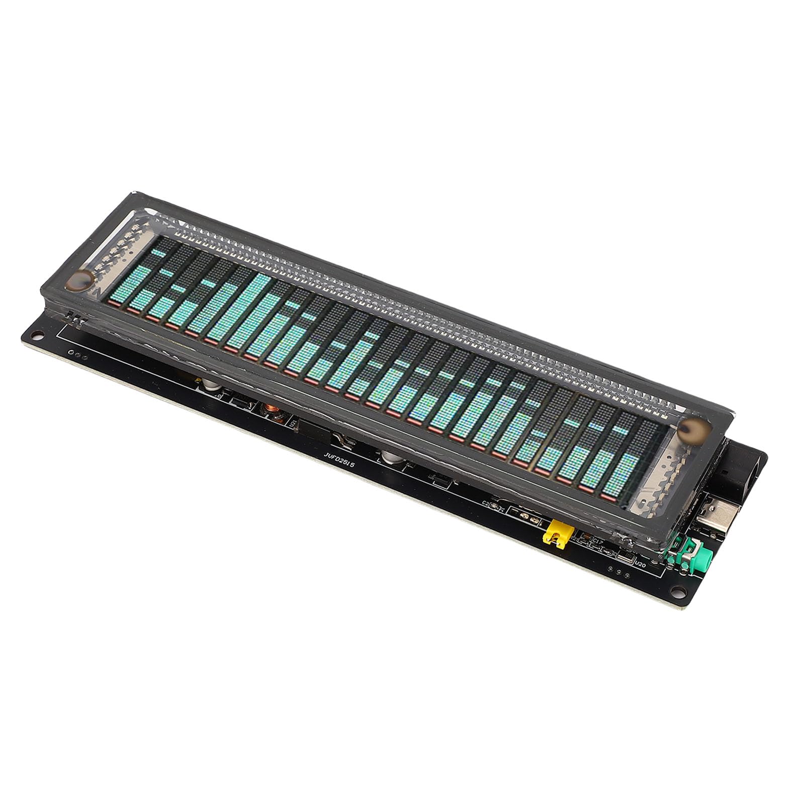 Analizzatore di Spettro Audio con Display VFD, AGC Avanzato, Misuratore del Suono del Suono 32Hz-20KHz, per Musicisti Ed Appassionati di Audio