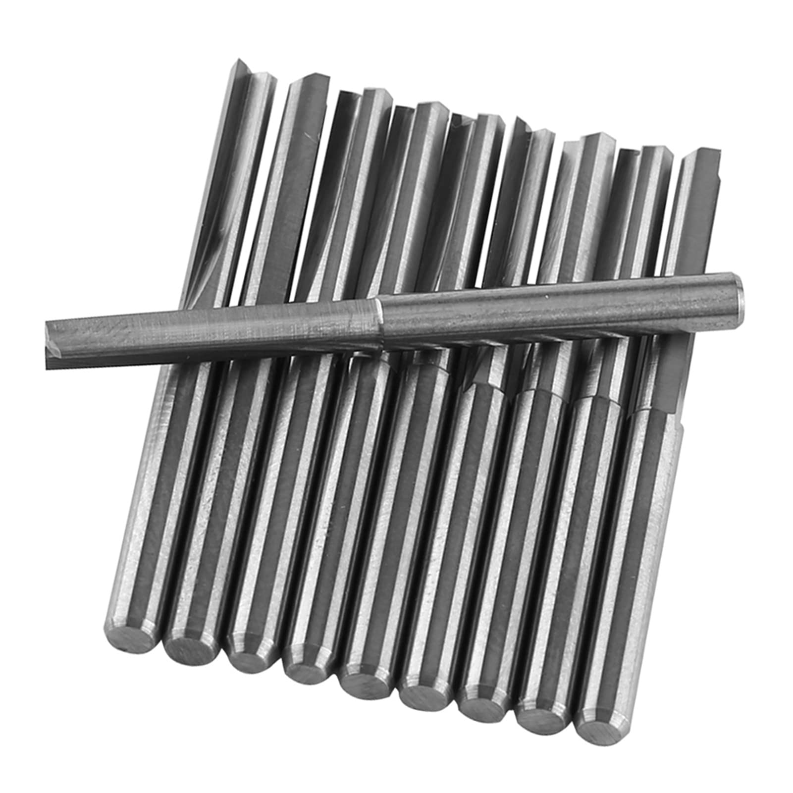 3,175 mm/1/8" frez czołowy CNC podwójne proste rowki narzędzia tnące zestaw 10 szt.