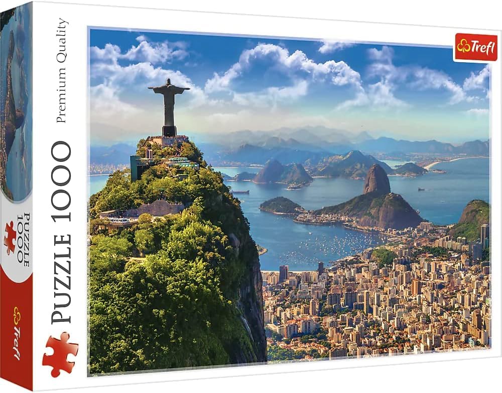 Amazon.com: Trefl Rio de Janeiro 1000 Piece Jigsaw Puzzle Red 27