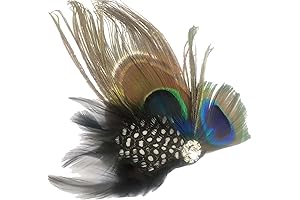 Fascinator Peacock Feather Hair Clip