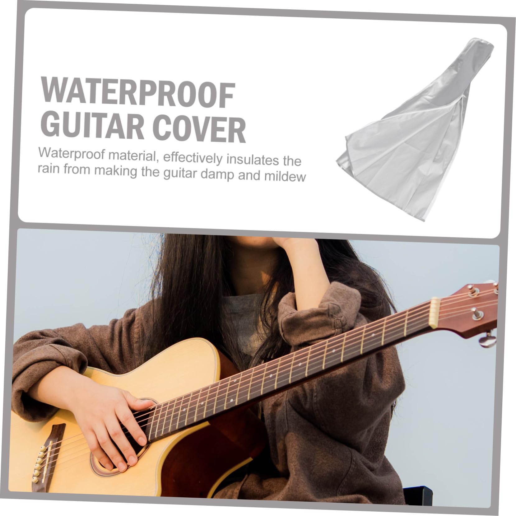 3piezas Funda para Guitarra Cubierta De Protectora Diseño y Decorativo para Doméstico