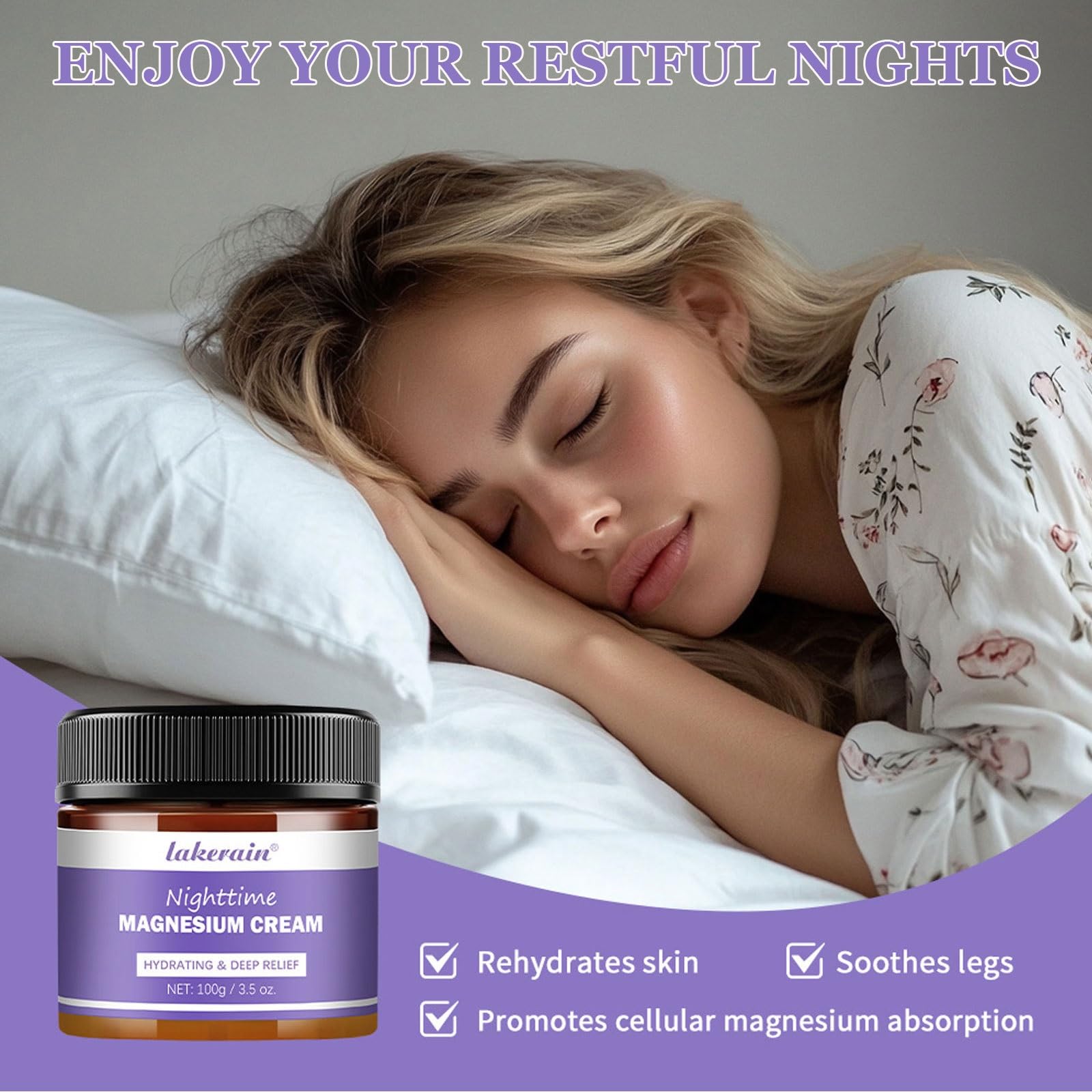 Amazon.com : SWETIYOU Nighttime Magnesium Cream, Hydrating and Non