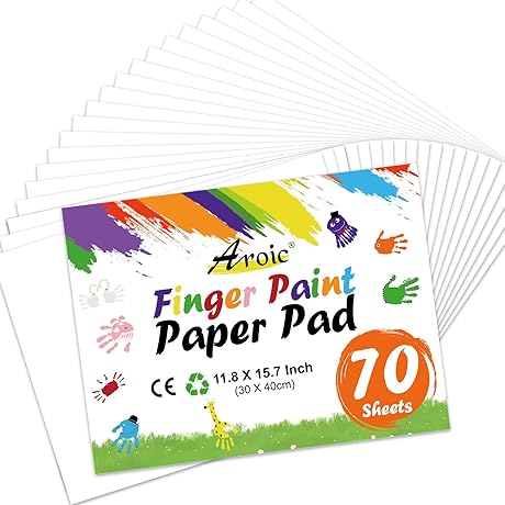 AROIC Jumbo-Sized Paint Paper: Feed Your Child's Creativity!
