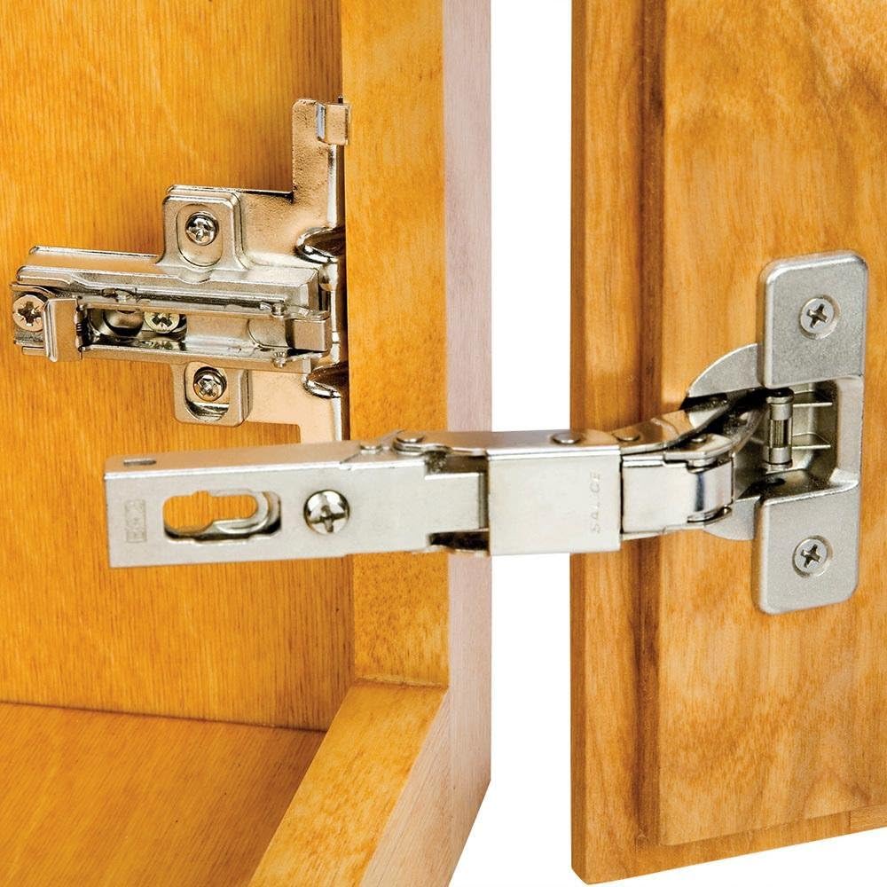 Salice Hinge and Plate for 3/8 in Lipped Face Frame Doors