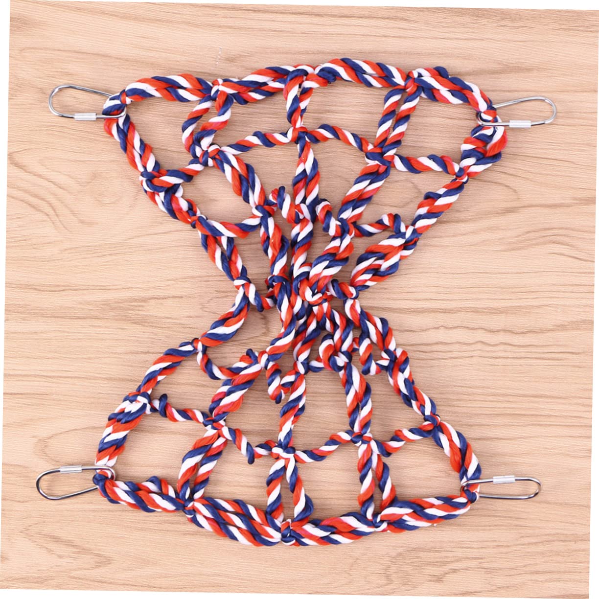 VANZACK 3stücke Kleine Tier Hängematte Baumwolle Mit Kletternetz Für Hamster Ratten Und Frettchen Fördert Einfach Zu Befestigen Mit Metallclips Für Käfige