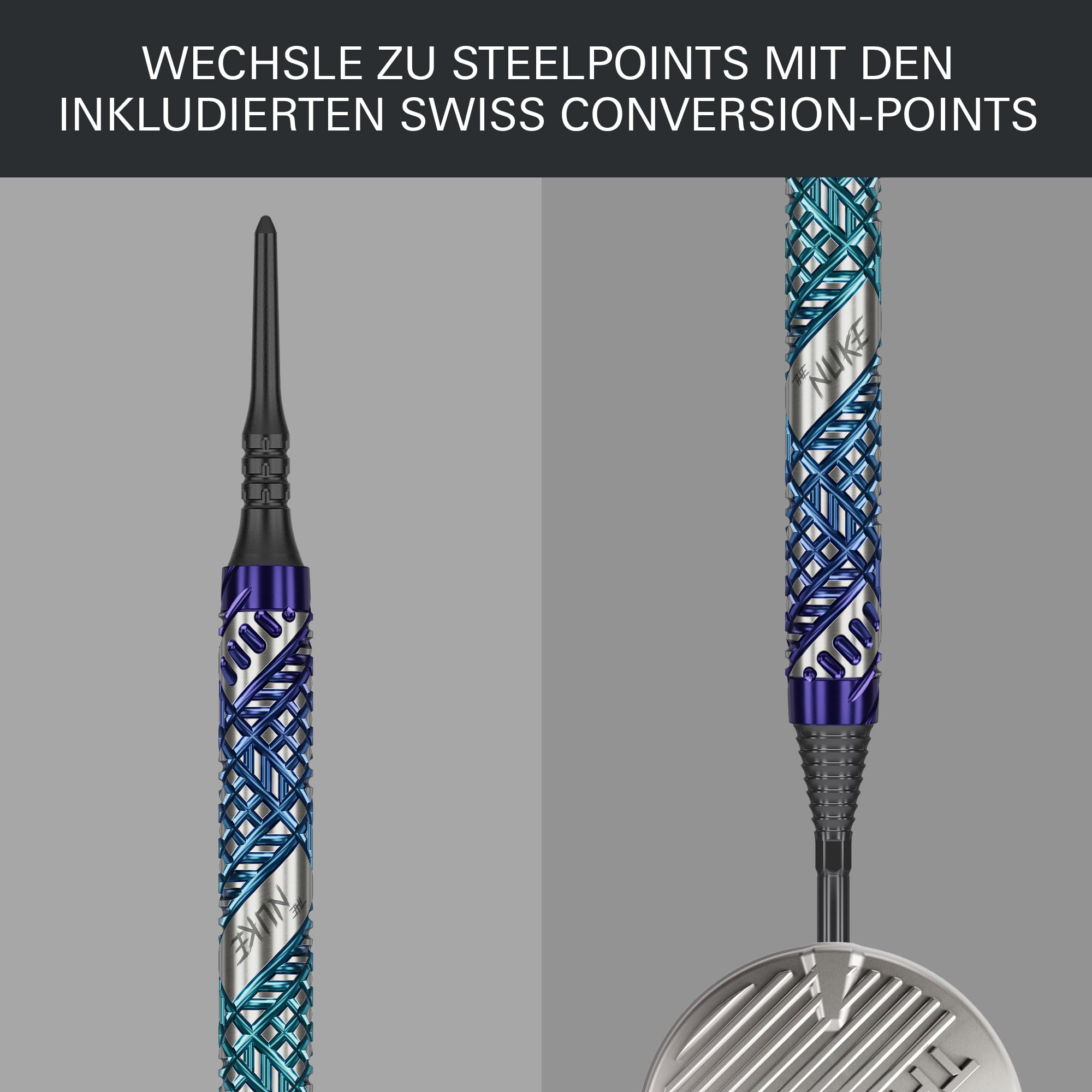Target Darts Luke Littler Edge Soft Pixel Tip Dart Set 19g 95% Wolfram The Nuke Player Edition Takoma Etui K-Flex Nr.2 Flügeln dartpfeile mit Kunststoffspitze Dart Pfeile