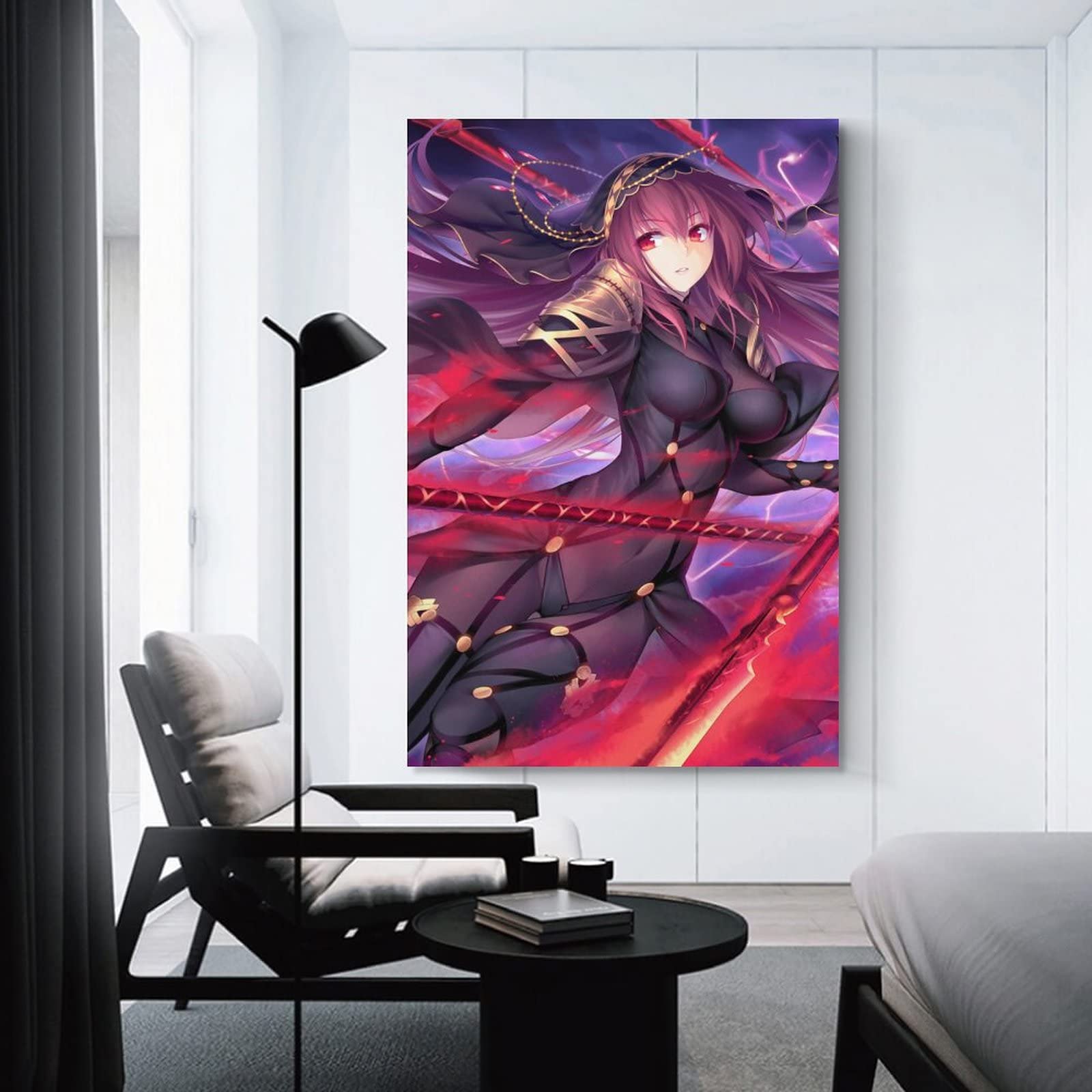 Amazon.co.jp: Painting Scathach Fate FGO Poster, Art Panel, Modern