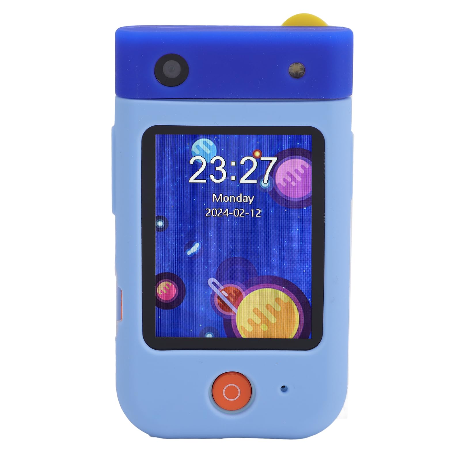 Fockety Giocattolo per Smartphone per Bambini, Fotocamera Flip con Touchscreen da 2,8 Pollici 1080P HD, Giocattolo per Imparare a Giocare con Lettore Musicale e Giochi (Gatto Blu)