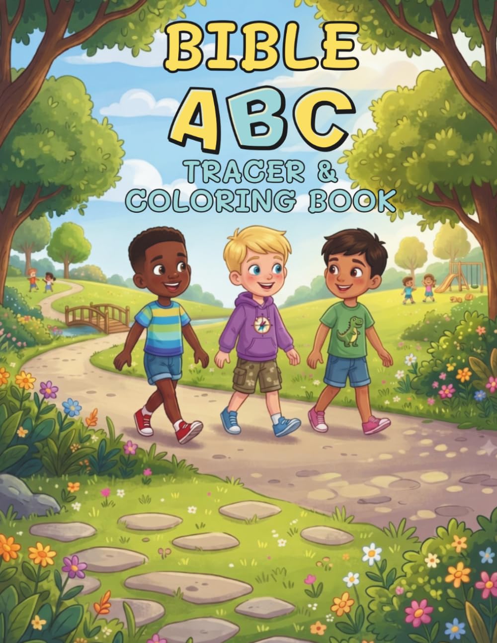 Bible ABC Tracer & Coloring Book: A Faith-Based ABC Tracing and Coloring Book for Preschool and Kindergarten Boys – Bible Alphabet Learning Workbook ... (Bible ABC Tracing & Coloring Series)