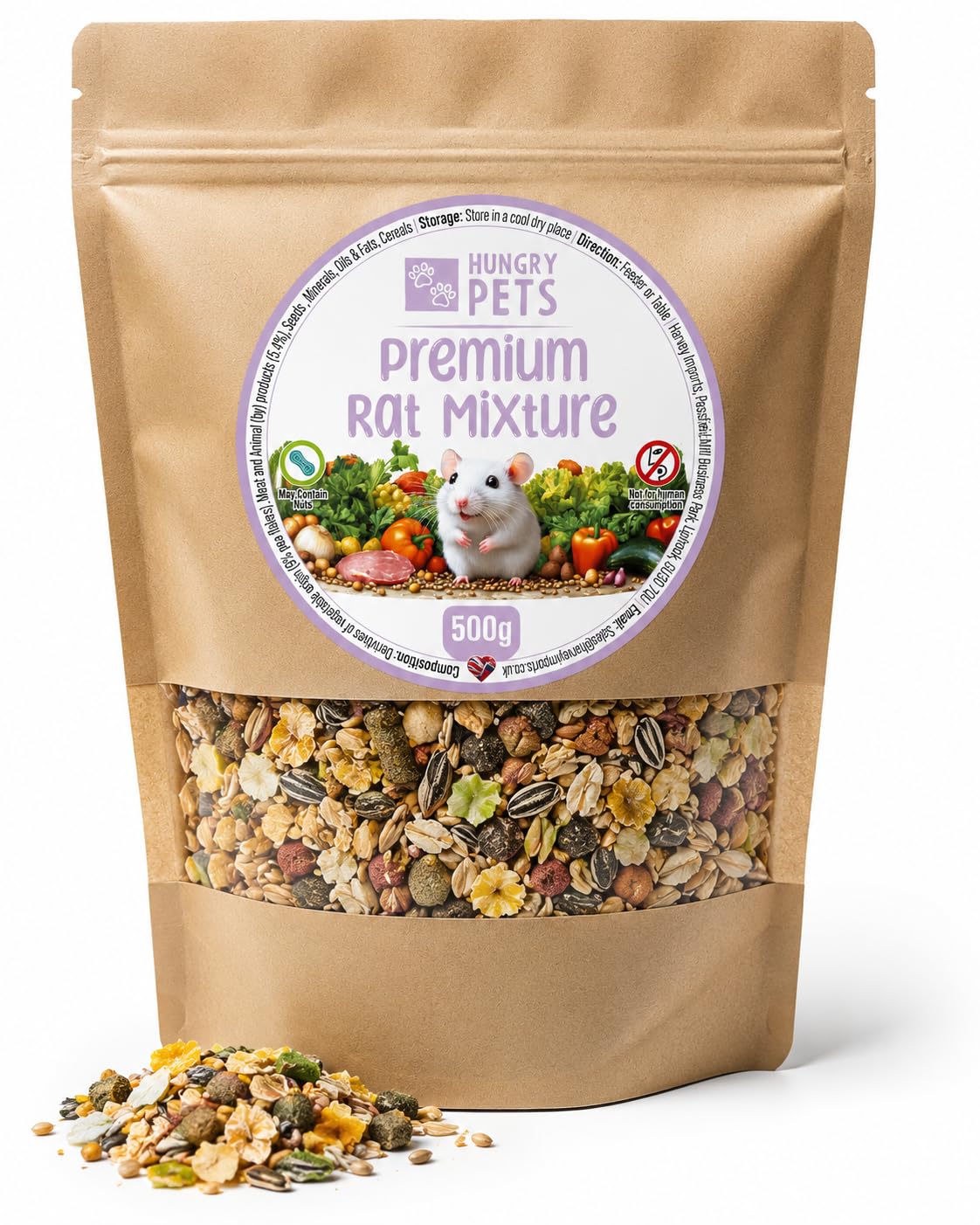 Premium Rat Food, 500g