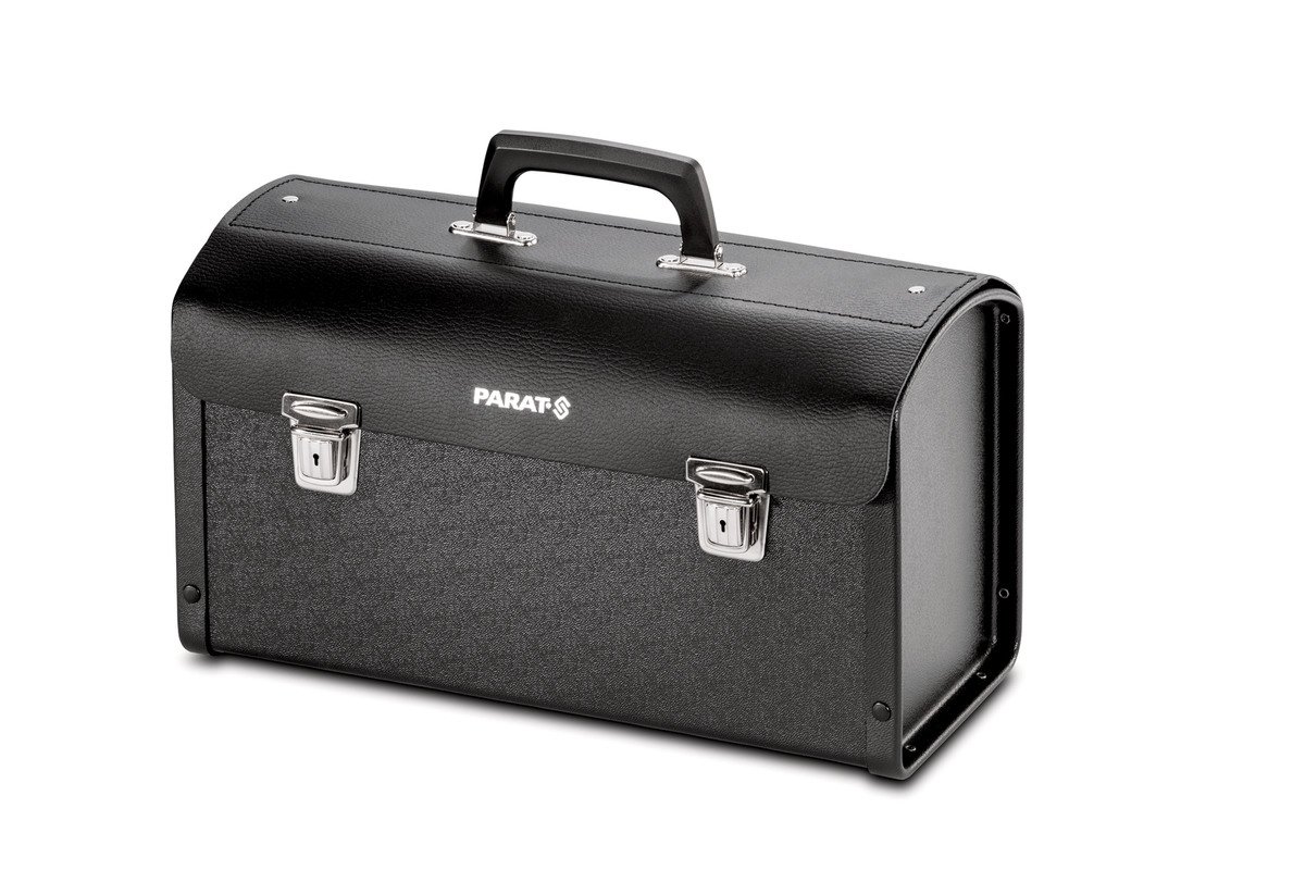 PARAT NEW CLASSIC Individual M leere Werkzeugtasche 15 L | Robuste Ledertasche mit ABS-Seiten & Steckschlössern | Kompakte Profi-Werkzeugtasche mit Tragegriff | Sicher & funktional im Einsatz