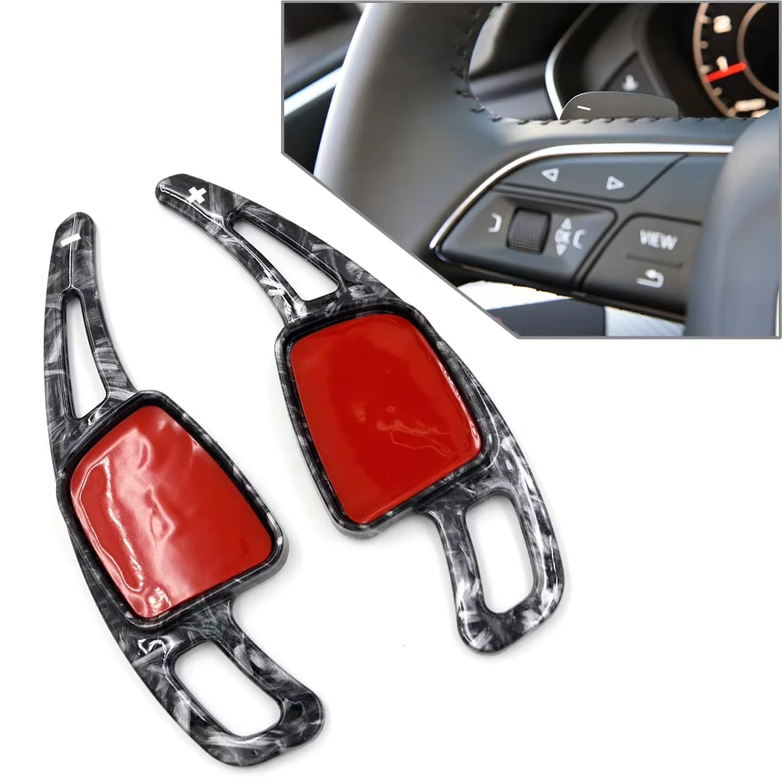 Fissi Compatibile Con Per Q2 2017 2018 2019 2020 2021 1 Coppia Cambio Al Volante Paddle Shifter Estensione Accessori Di Ricambio Per Auto