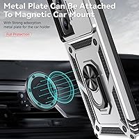 Vista 14 de Funda para Redmi Note 12 Pro Case/Poco X5 Pro 22101320G Funda con protector de pantalla de vidrio templado y cubierta de cámara deslizante, soporte