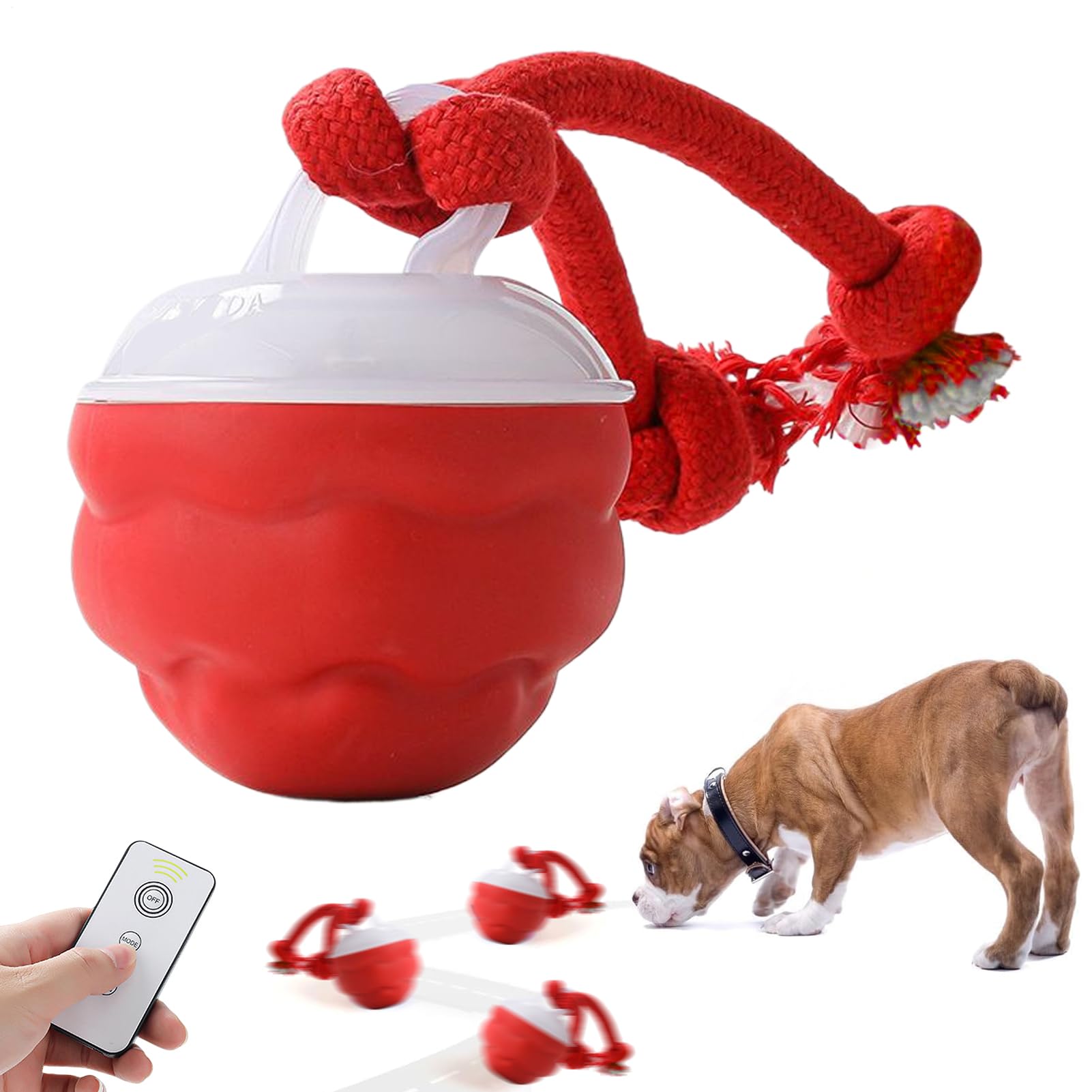 Balle interactive pour chien avec 3 modes automatiques pour chiot actif
