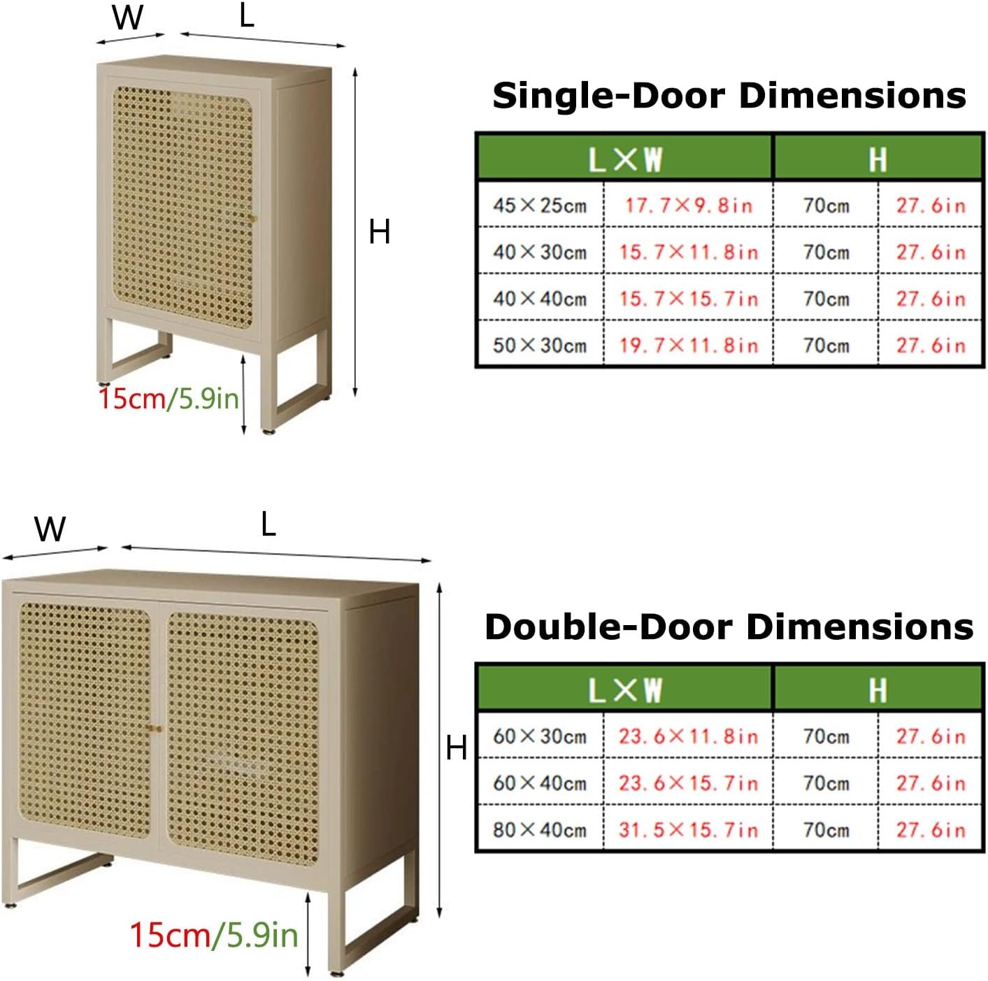 Multifunctional Aquarium Stand,Rattan-woven Glass, No Assembly Required, Minimalist Vintage Fish Tank , Perfect For Living Rooms And Home Offices(White,LxW45x25cm/17.7x9.8in)