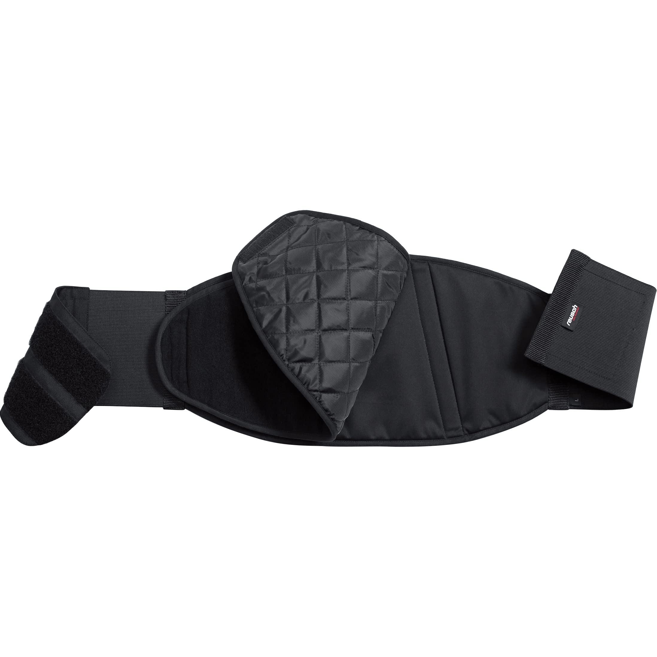 Reusch Discoverer - Cinturón lumbar elático con cierre de velcro, ideal para moto