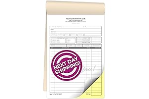 Streamline Your Business with Our Customizable Carbonless NCR Invoice Books