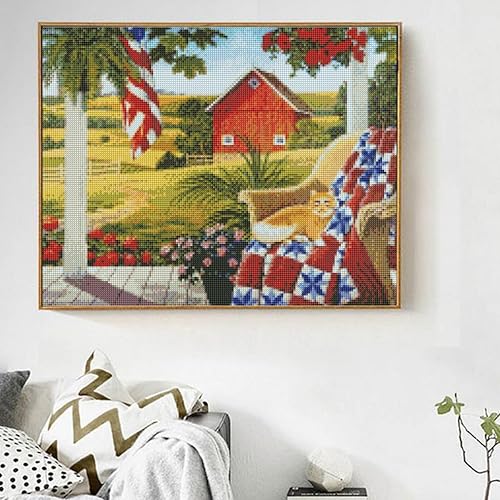 Miniatura 3 de LANDFAIR Kits de pintura de diamantes, kit de arte de diamante redondo de 15 x 20 pulgadas para adultos