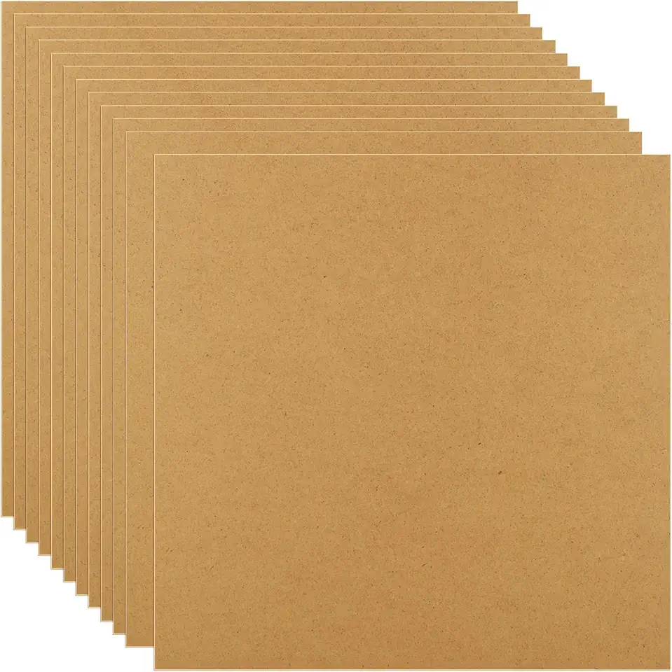 24-Pack 12x12 MDF Craft Boards