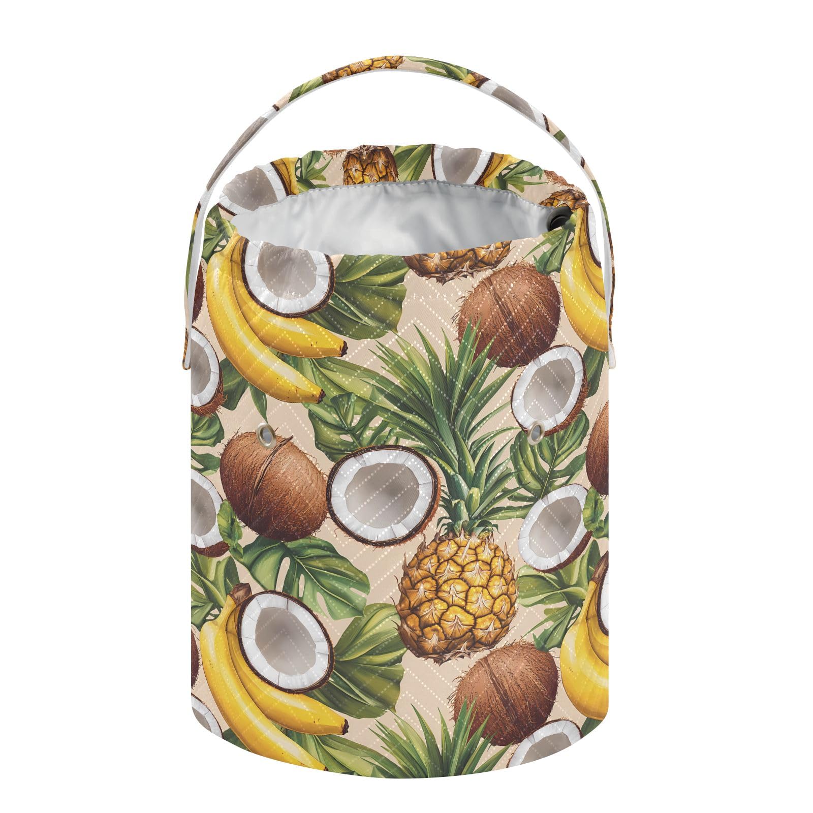 Yarn Storage Bag Small Crochet Bag Knitting Bag Organizer Banana Pineapple Coconut Yarn Bags for Crocheting Basket