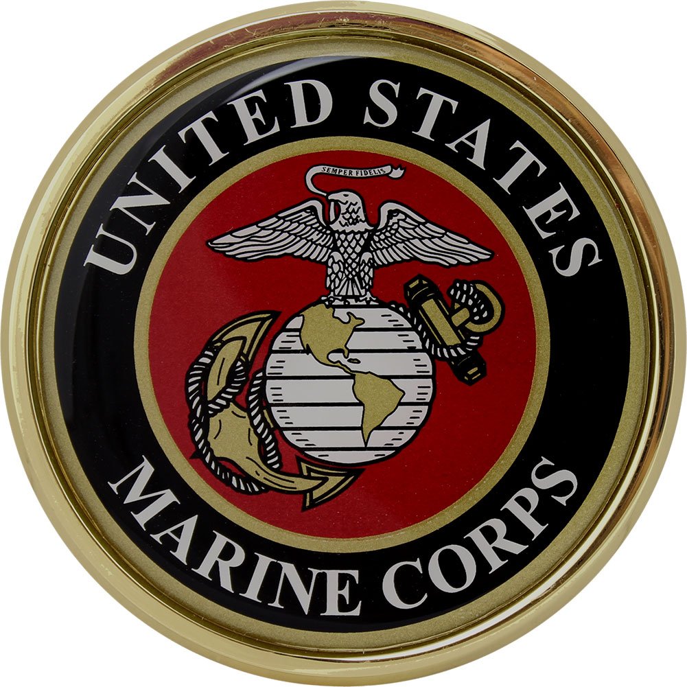 U.S. Marine Corps Crest Chrome Auto Emblem