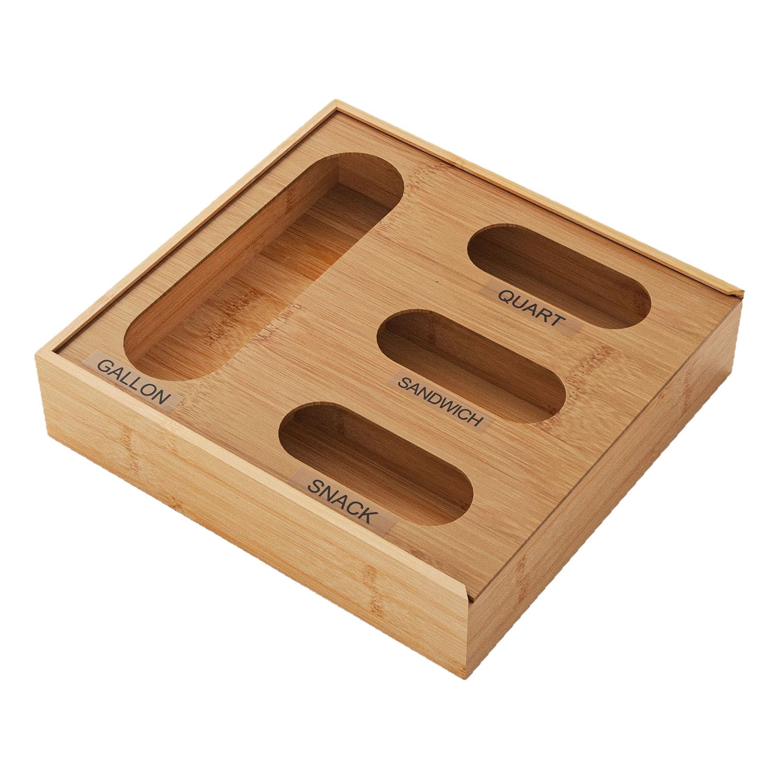 Piceioep Natural Dustproof Container Kitchen Countertop Organization Food Bags Dry Goods Portable Designs Dustproof Storage