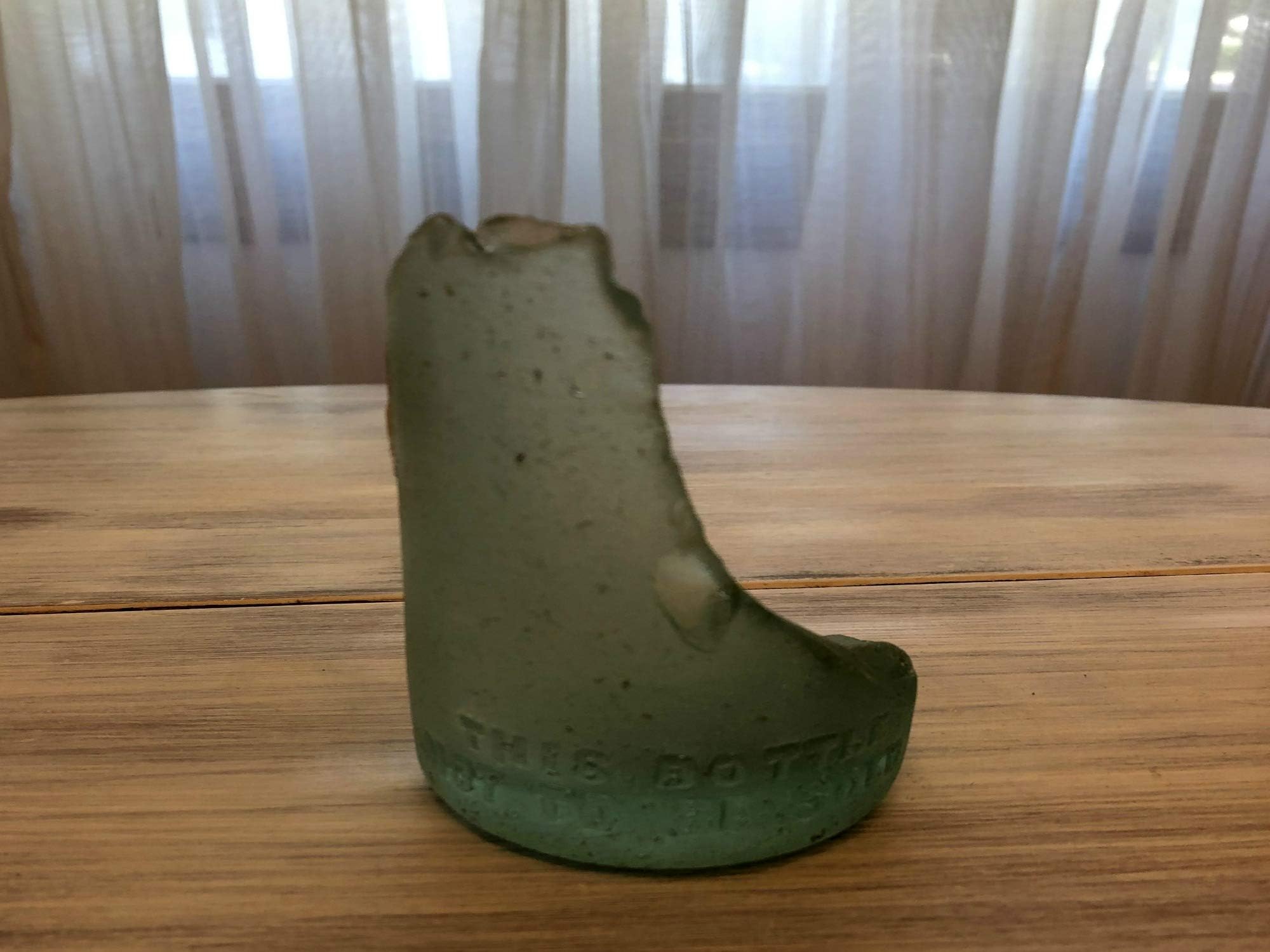 Embossed Sea Glass, Candle Holder, Eco Friendly Decor, Beach Wedding, Exchange Party, Patio Decor, Beach Wedding
