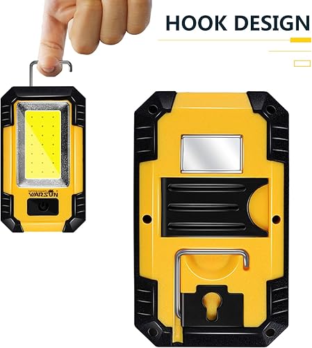 Miniatura 4 de WARSUN Y36 y ZJ889 luces de trabajo LED recargables magnético mecánico luz de trabajo portátil para acampar reparación de coches altos lúmenes