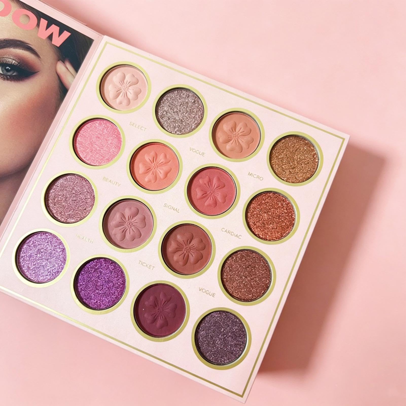 Di Ombretti Vivaci E Colorati Kit 8 Pagine Illuminante Blush Contour Gloss | Palette Trucco Viso Ombretti Per Donne Moglie Mamma Amiche Ufficio Viaggio All'Aperto Compleanno Natale