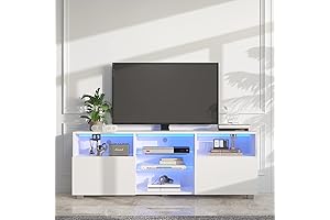 St.Mandyu Modern LED TV Stand for Up to 70-inch TV
