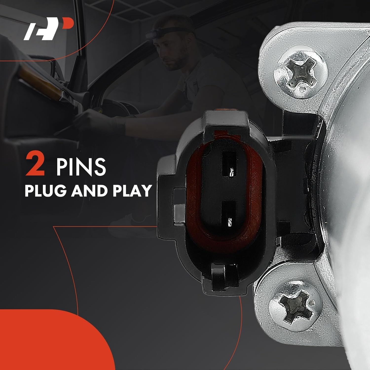 A-Premium Power Window Lift Motor Compatible with Ford Ranger 1993-2011, Windstar 1995-1998 & Lincoln Continental & Mazda B2200 B2300 B2500 B2600 B3000 B4000, Replace# 1FAA58526