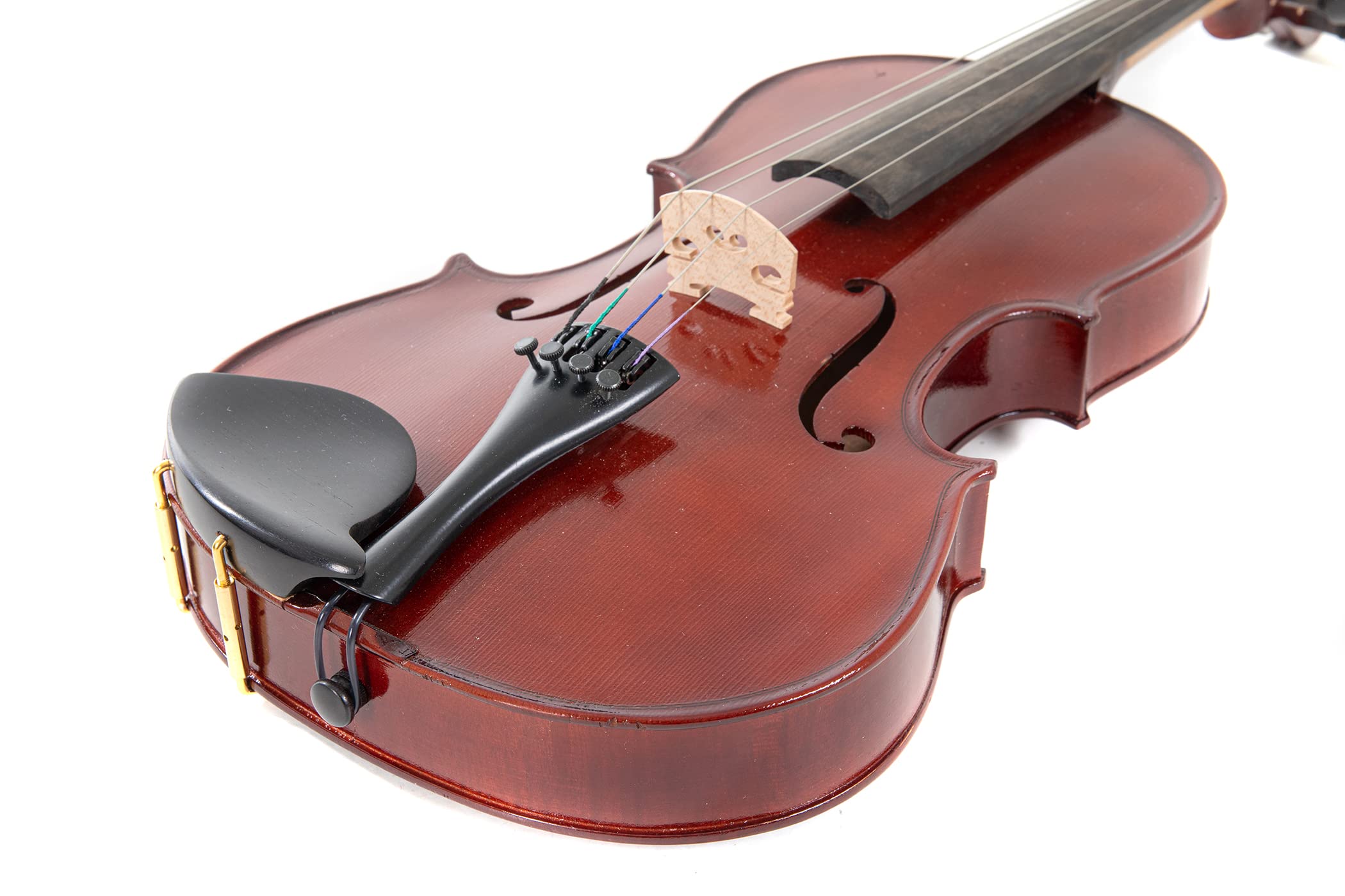 PURE GEWA Set viola EW Set in ebano - Viola 40,8 cm, Set pronto per suonare incl. custodia, arco, colofonia, mentoniera, cordiera con regolatori di precisione