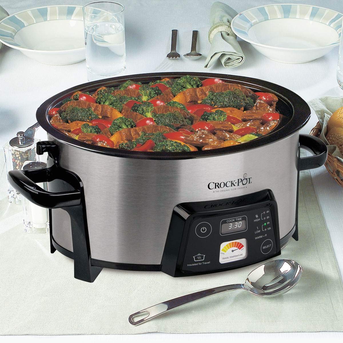 Amazon | Crock-Pot SCCPCTS605-S クックトラベルサーブ 6クォート