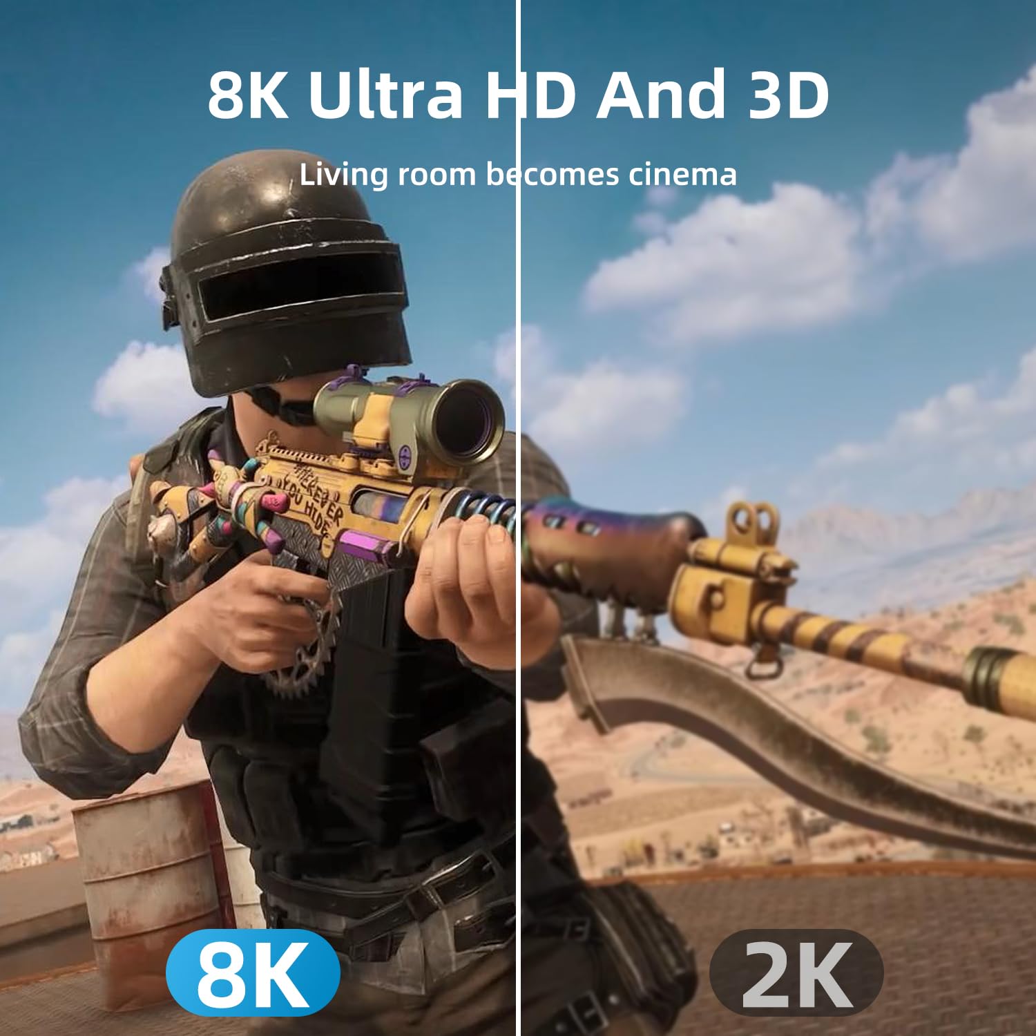 Câble DisplayPort 8K, DP 1.4 de 9,1 m (8K @ 60 Hz, 4K @ 144 Hz, 2K @ 240 Hz) prend en charge 32,4 Gbit/s, connecteur plaqué or, taux de rafraîchissement élevé pour moniteur de jeu, HDR