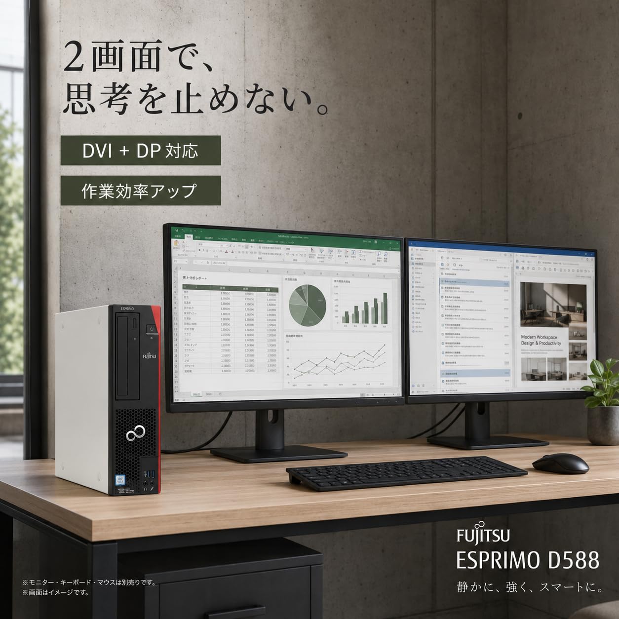 Amazon.co.jp: Desktop Personal Computer Fujitsu ESPRIMO D588