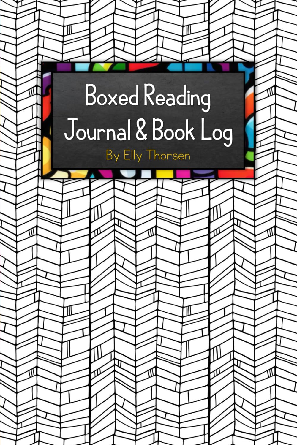 Boxed Reading Journal and Book Log: 6x9 Inch Format