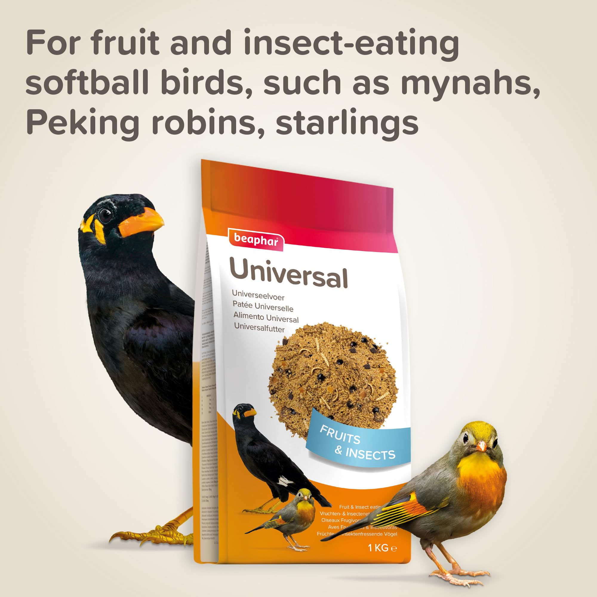 Beaphar ALIMENTO Universal Aves - 1KG