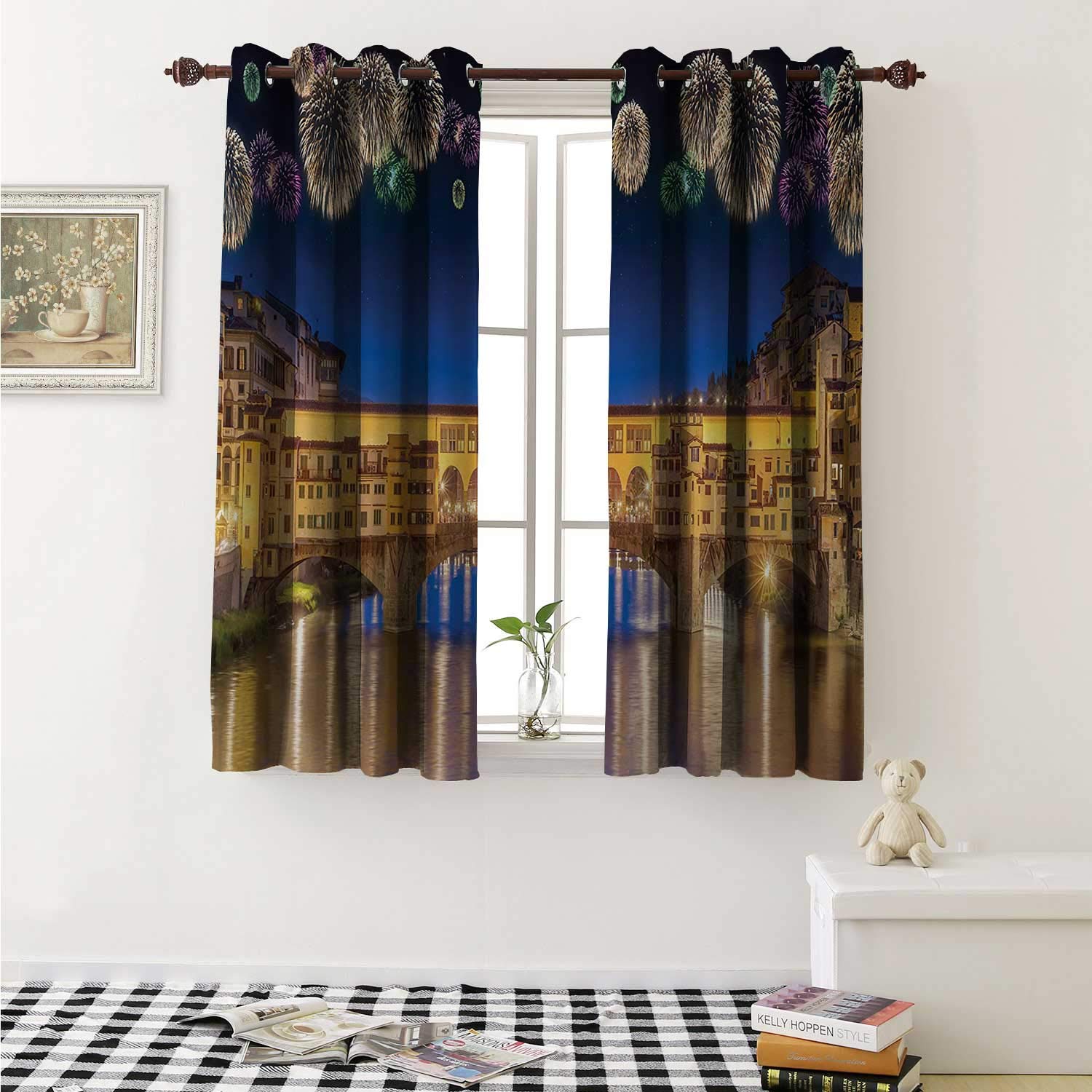 Florence Royal Purple Curtains Curtains & Drapes