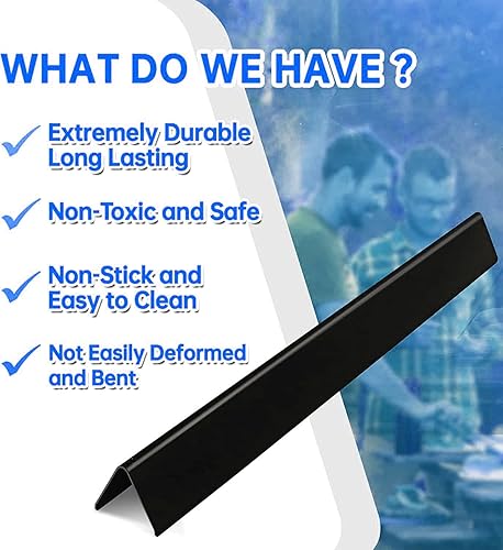 Miniatura 4 de Grill Part 7539 7540 Barras de sabor de 24.5 pulgadas para Weber Genesis 300 Series, E310, E320, S310, S320 con panel de control lateral