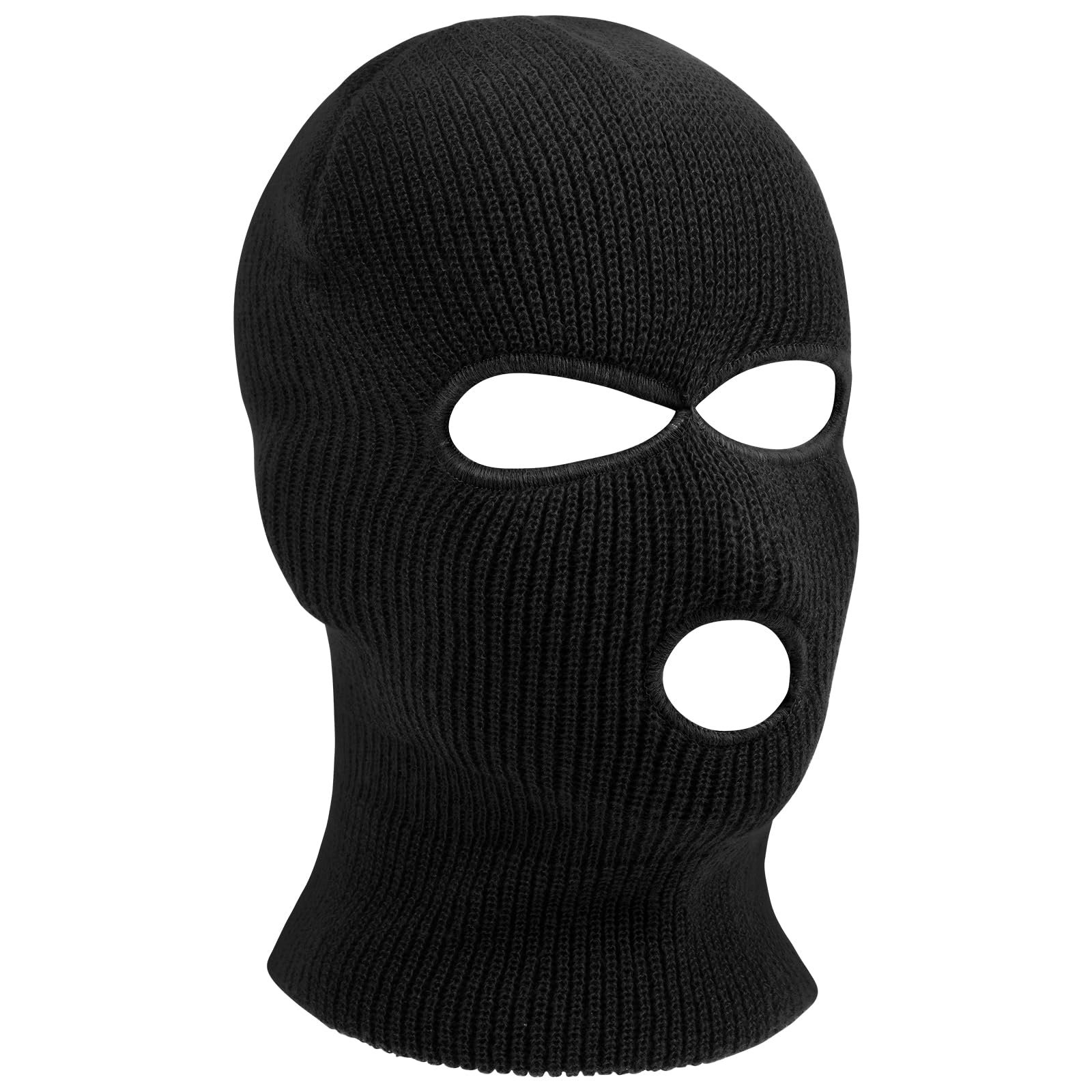 Pasamontañas, 3-Agujeros / 2-Agujeros Pasamontañas, Balaclava, Punto de Invierno Cubierta Facial cálida, Gorro de Esquí para Ciclismo Deportes al Aire Libre