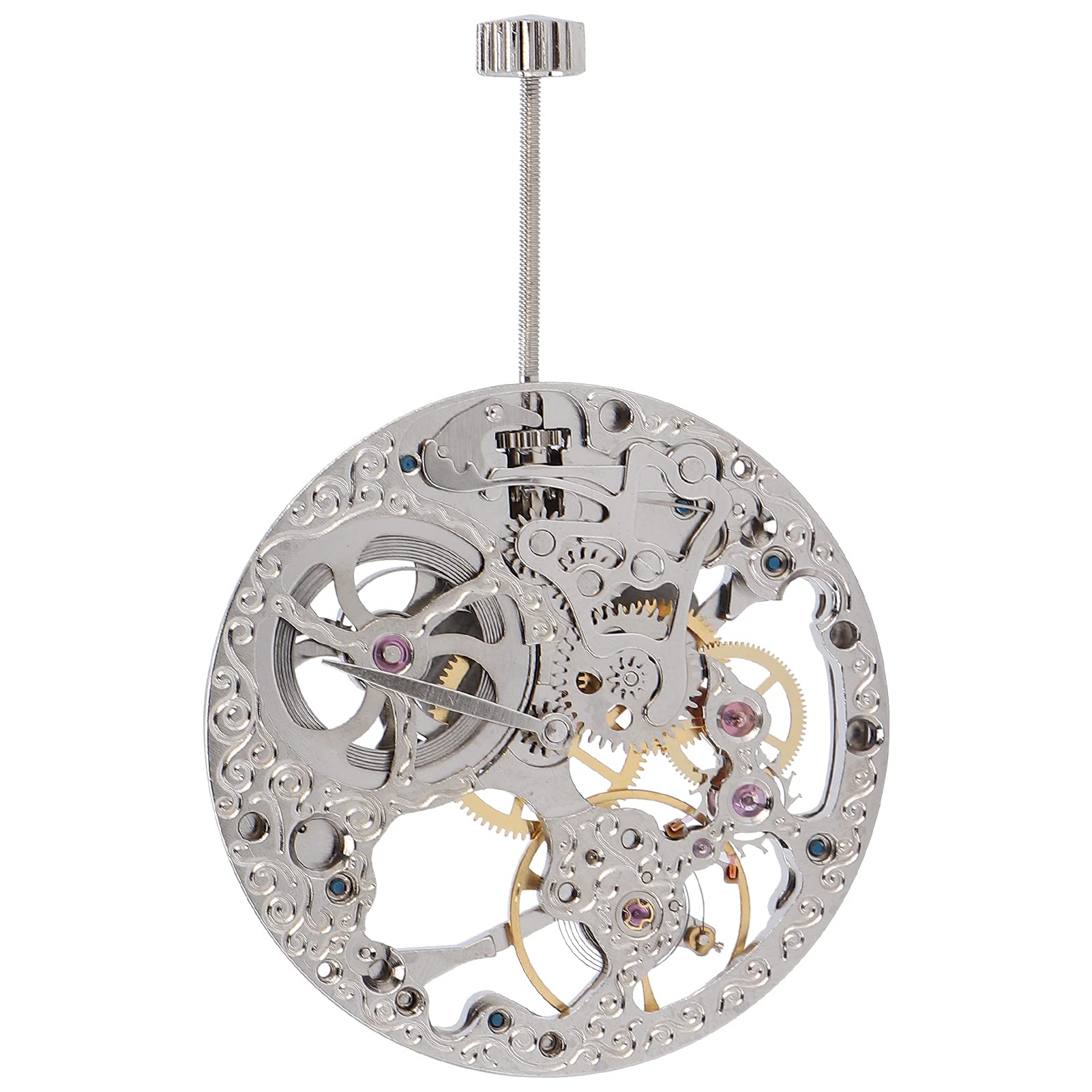 Sonew Nr 6498 Zegarek Mechaniczny z Pustym Mechanizmem Naprawa i Konserwacja Akcesoria Zamienne, średnica 3,7 Cm
